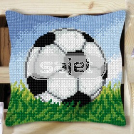 kreuzstichkissen voetbal