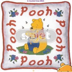 stickpackung winnie de pooh, kussen