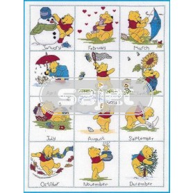 stickpackung winnie de pooh, twaalf maanden-1