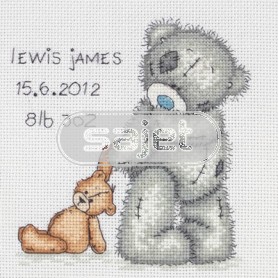 stickpackung me to you, geburt, teddy birth