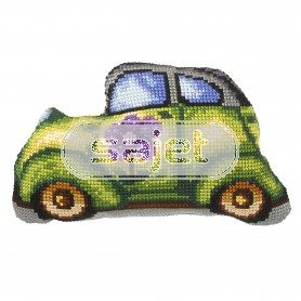 kreuzstichkissen verkeer, vw kever
