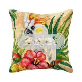 kreuzstichkissen kaketoe