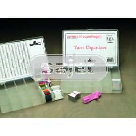 2x aufbewahrungsbox stickgarn 17 fächern (incl. 2x100 windkarten) 