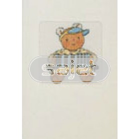 stickpackung glückwunschkarte, bobbi, beertje met harmonica