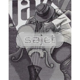 stickpackung jazz muzikant, bass