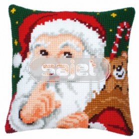 kreuzstichkissen kerstman