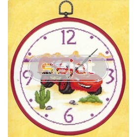 stickpackung cars, klok (incl. rahmen und uhrwerk) 