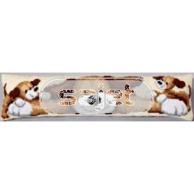 kreuzstichzugluftstopper honden