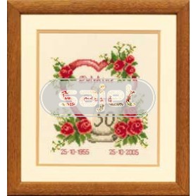 stickpackung hochzeit delphine-eduard 50 jahr