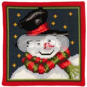 kreuzstichkissen sneeuwpop