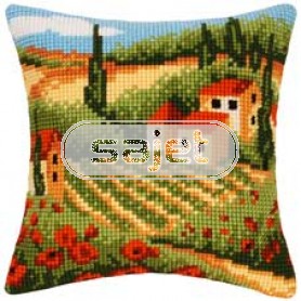 kreuzstichkissen toscane