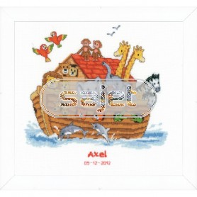 stickpackung ark van noach, geburt axel