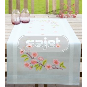 kreuzstichläufer bloesemtak, l.blauw