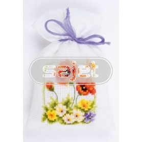 stickpackung kräutertütchen, klaprozen