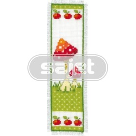 stickpackung lesezeichen, paddenstoelen