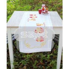 kreuzstichläufer "vrolijk pasen"