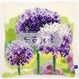 kreuzstichkissen allium