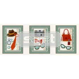 stickpackung vintage accessoires drieluik