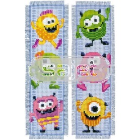 stickpackung lesezeichen (2 st.) monsters