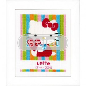 stickpackung hello kitty, geburt lotte