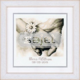 stickpackung hochzeit, pas getrouwd elena-william