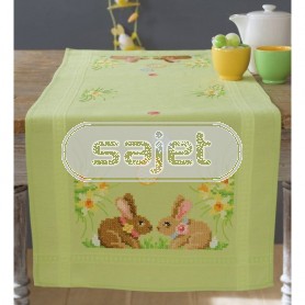 kreuzstichläufer paaskonijntjes, groen