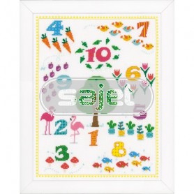 stickpackung leren tellen 1.2.3...