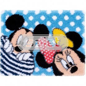 knüpfdecke mickey mouse, kiekeboe