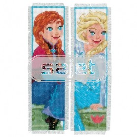 stickpackung lesezeichen (2 st.) frozen, anna en elsa