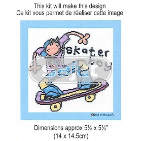 stickpackung bonk op de deur, skateboard