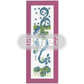 stickpackung lesezeichen, bloemenornament-2