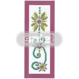 stickpackung lesezeichen, bloemen