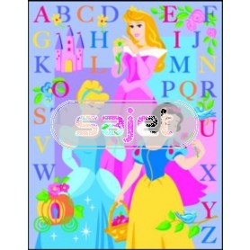 stramin disney prinsessen, a.b.c.
