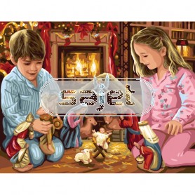 stramin kerstavond...