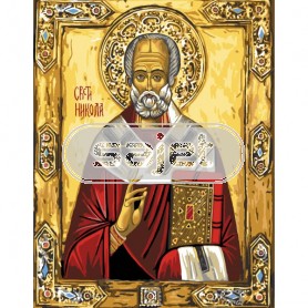 stramin + garnpaket, icoon, st. nicolas