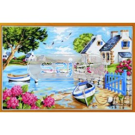 stramin + garnpaket, aanmeren