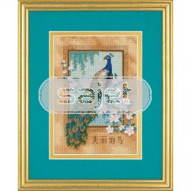 stickpackung pauw met bloemen (klein)