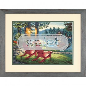 stickpackung meer bij avondschemering