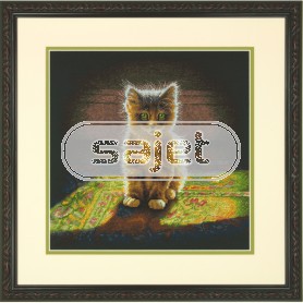 stickpackung kitten in maanlicht