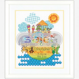 stickpackung ark van noach, geboorte christopher