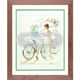 stickpackung willem haenraets, meisjes op fiets