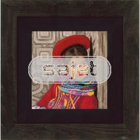 stickpackung meisje uit peru