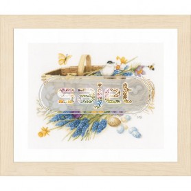 stickpackung marjolein bastin, mand met lentebloemen