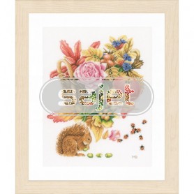 stickpackung marjolein bastin, eekhoorn met herfstmand