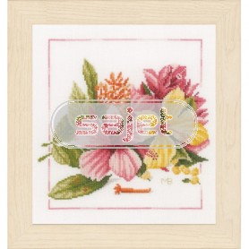 stickpackung marjolein bastin, boeket van amaryllis