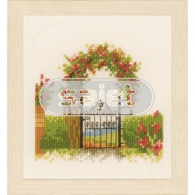 stickpackung hek met bloemen