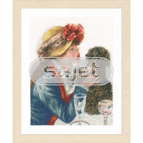 stickpackung renoir, meisje met hond