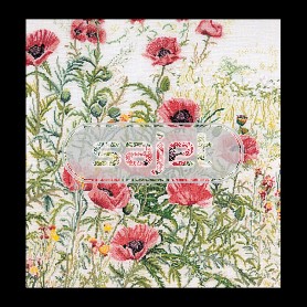 stickpackung papavers rose