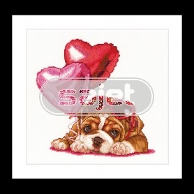 stickpackung valentijns, puppy
