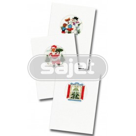 stickpackung weihnachtskarte (3 st.)